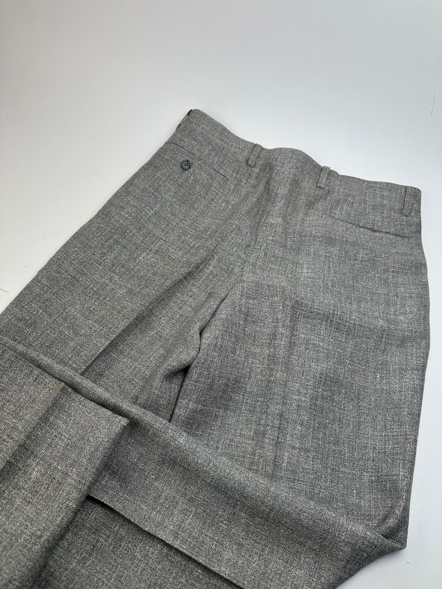 Vintage Dior Men’s Wool Pants Grey