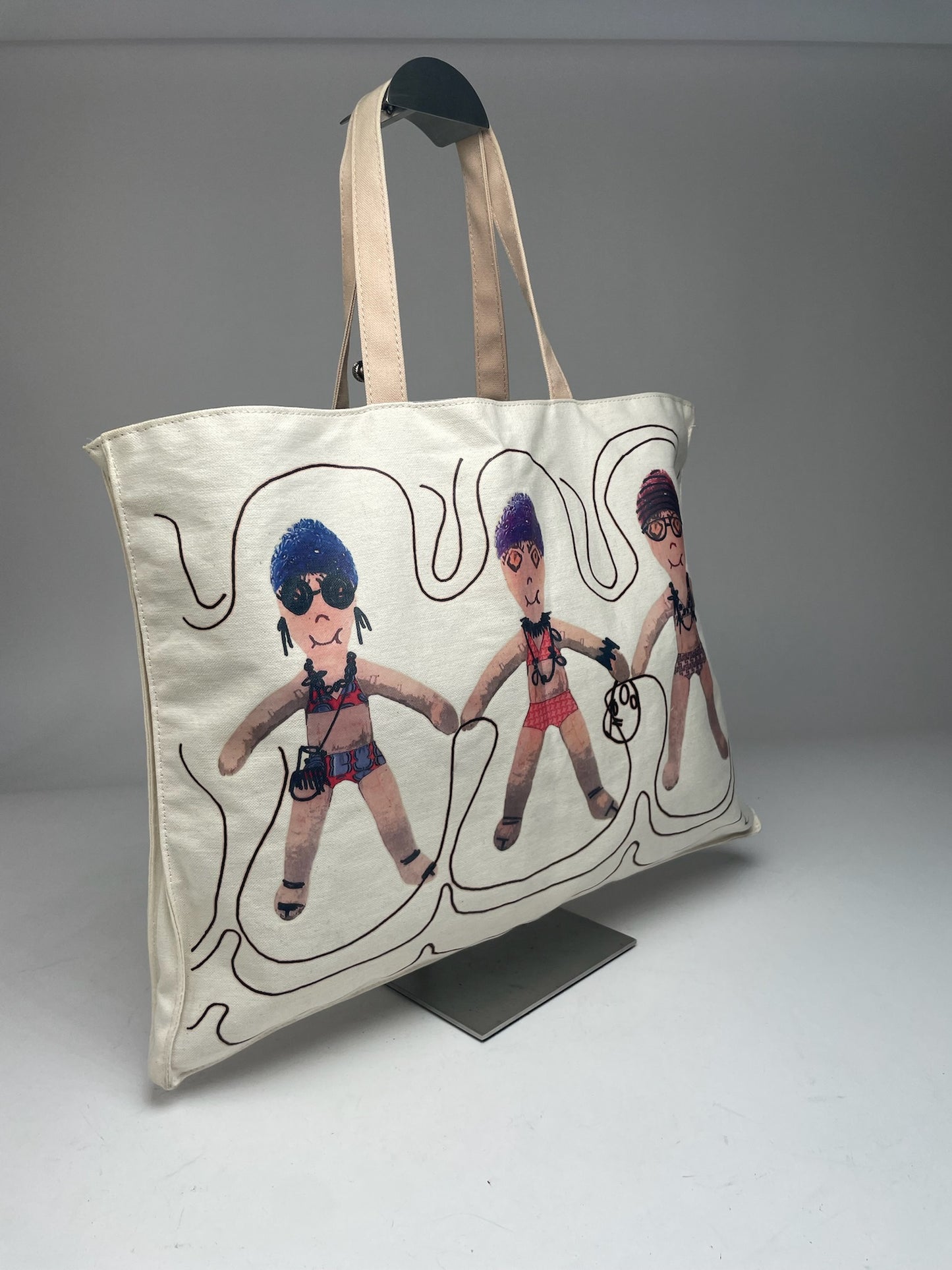 Vintage Marni Canvas Shopper Bag