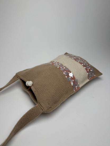 Sac vintage en cachemire Bottega Veneta marron