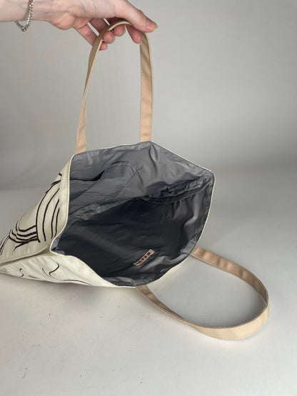 Vintage Marni Canvas Shopper Bag
