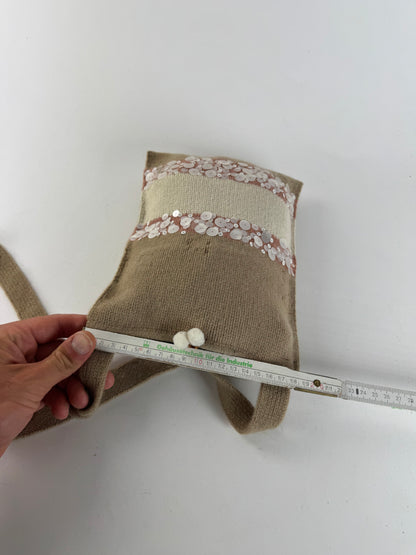 Sac vintage en cachemire Bottega Veneta marron