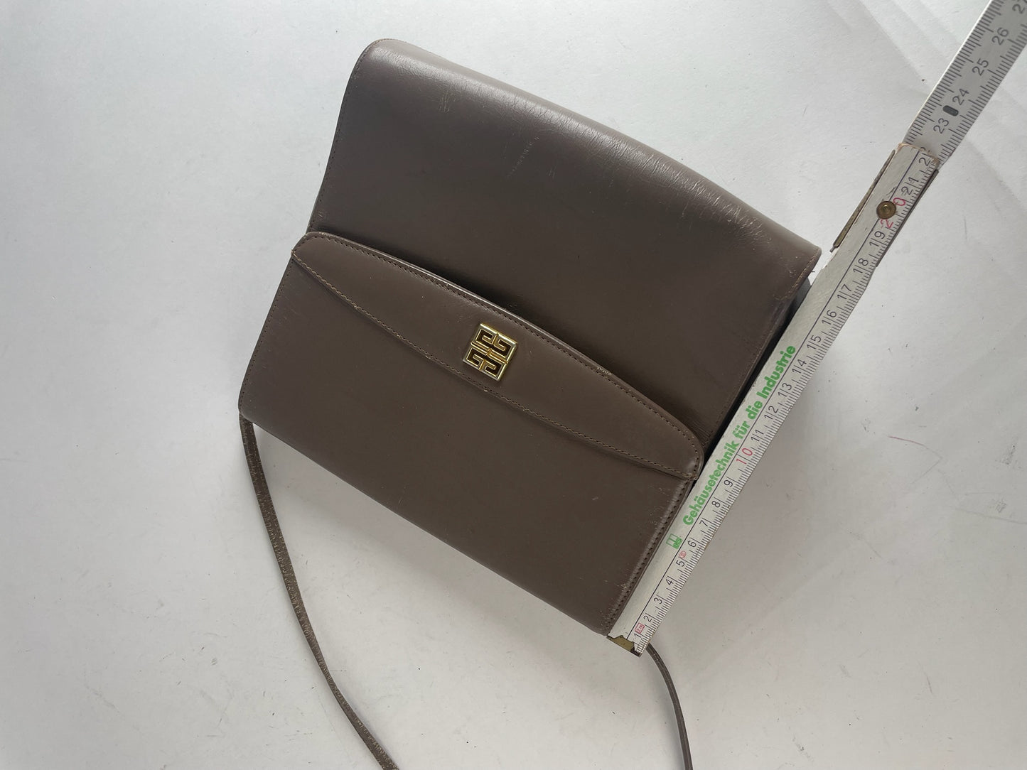 Vintage  Givenchy 4G Leather Bag Brown