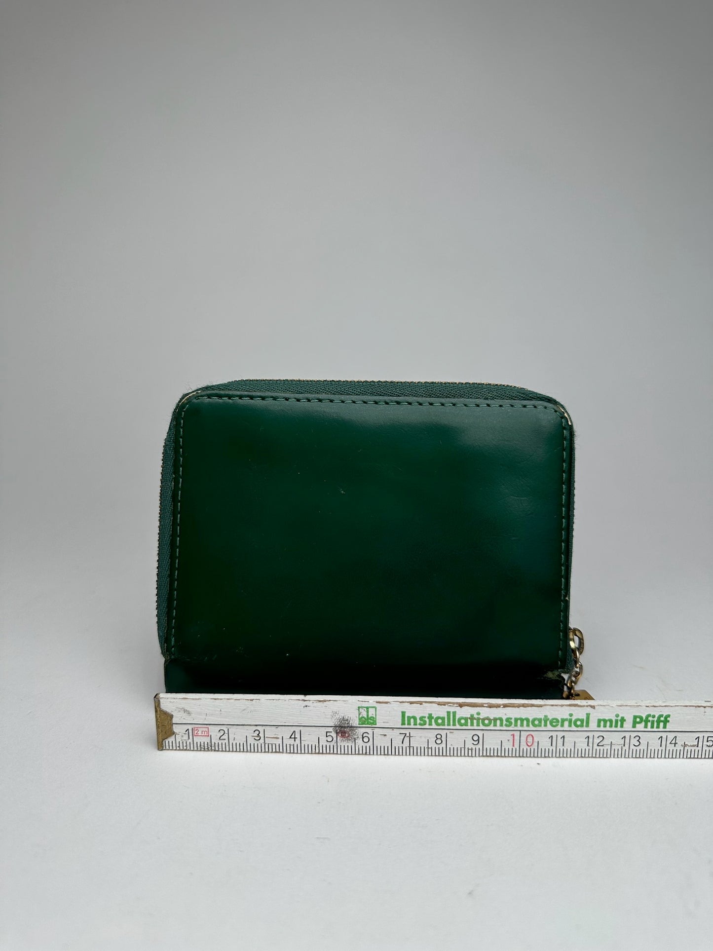 Vintage Yves Saint Laurent Leather Wallet Green