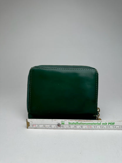 Vintage Yves Saint Laurent Leather Wallet Green