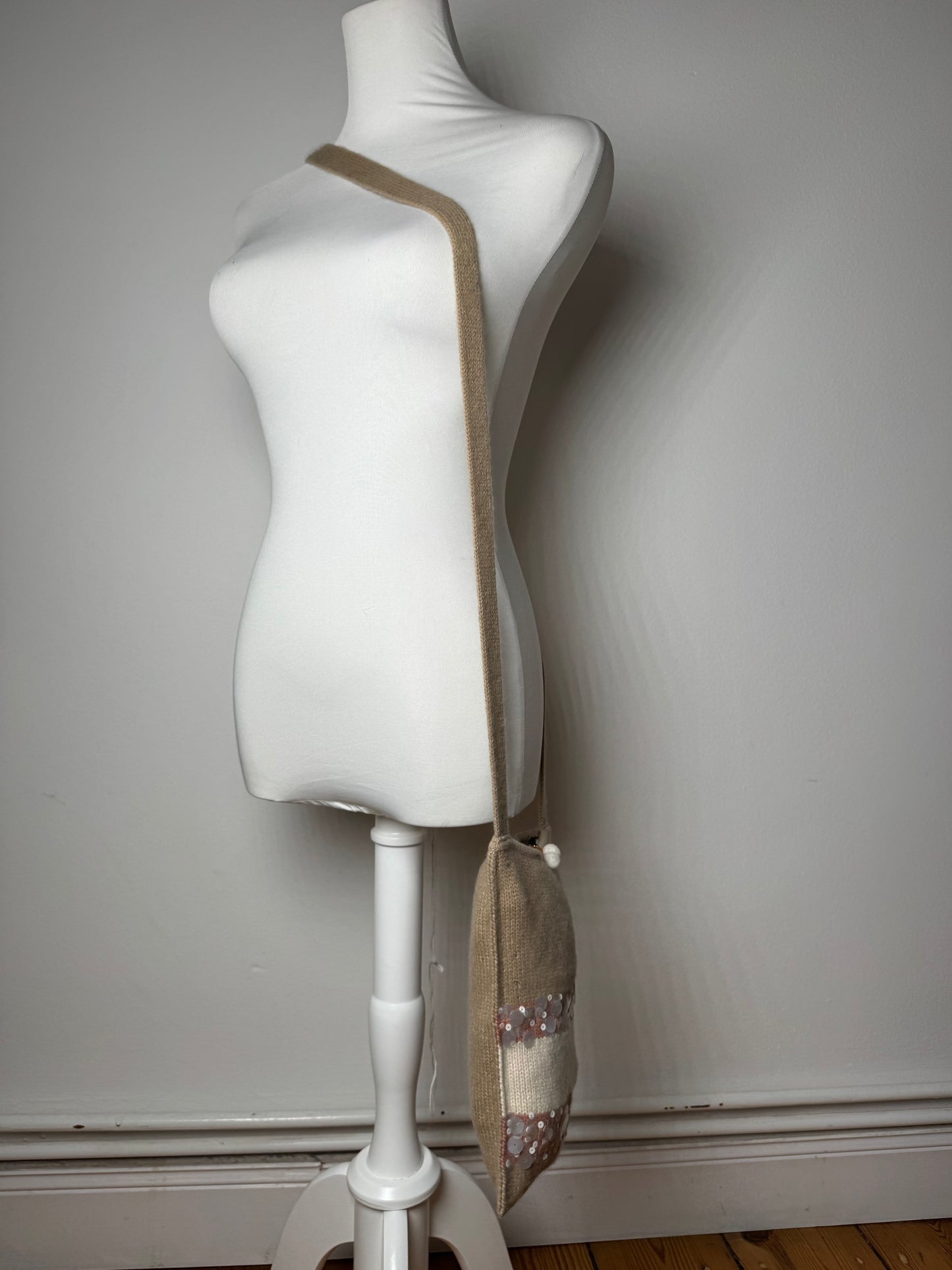 Sac vintage en cachemire Bottega Veneta marron