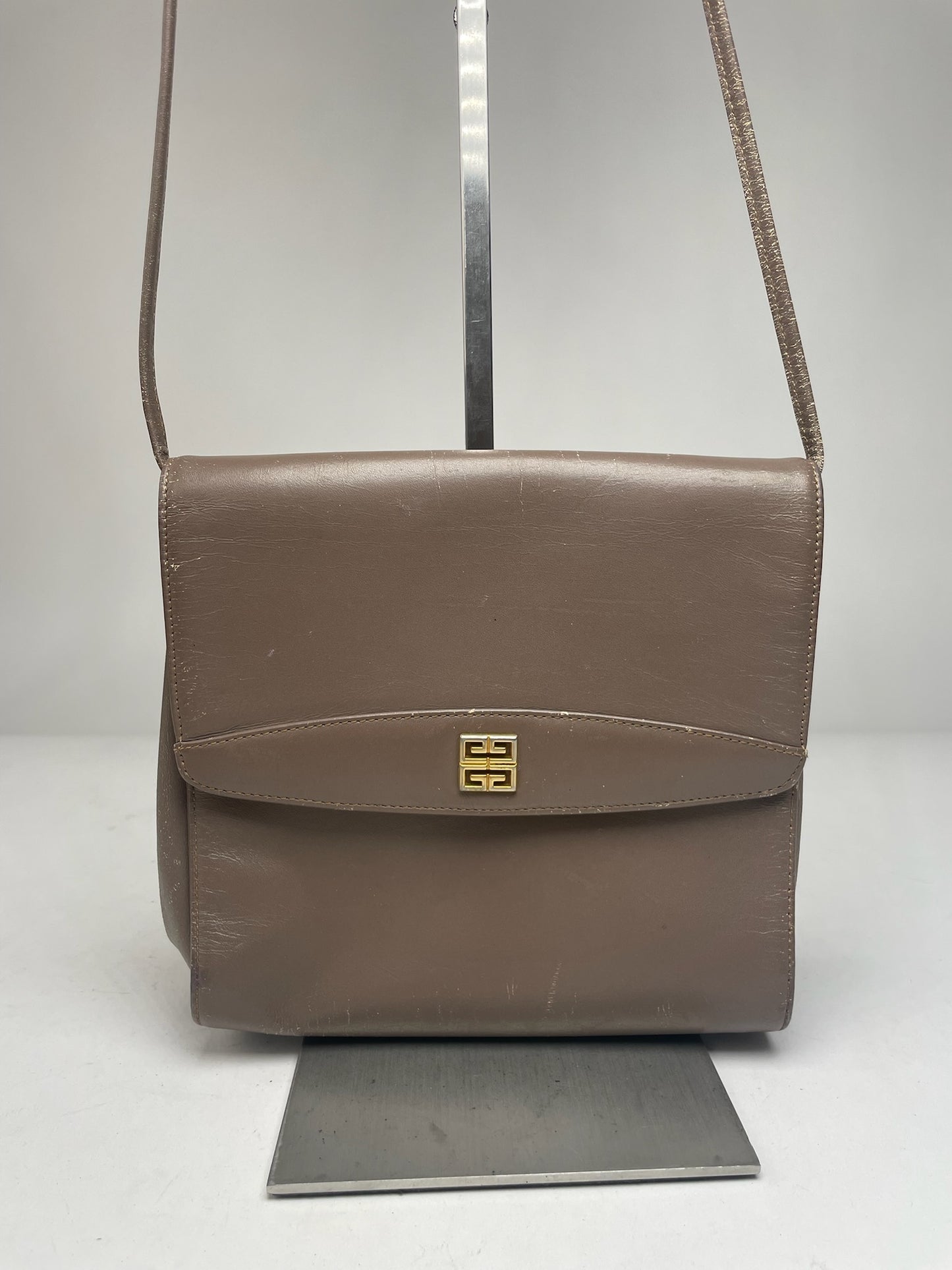 Vintage  Givenchy 4G Leather Bag Brown
