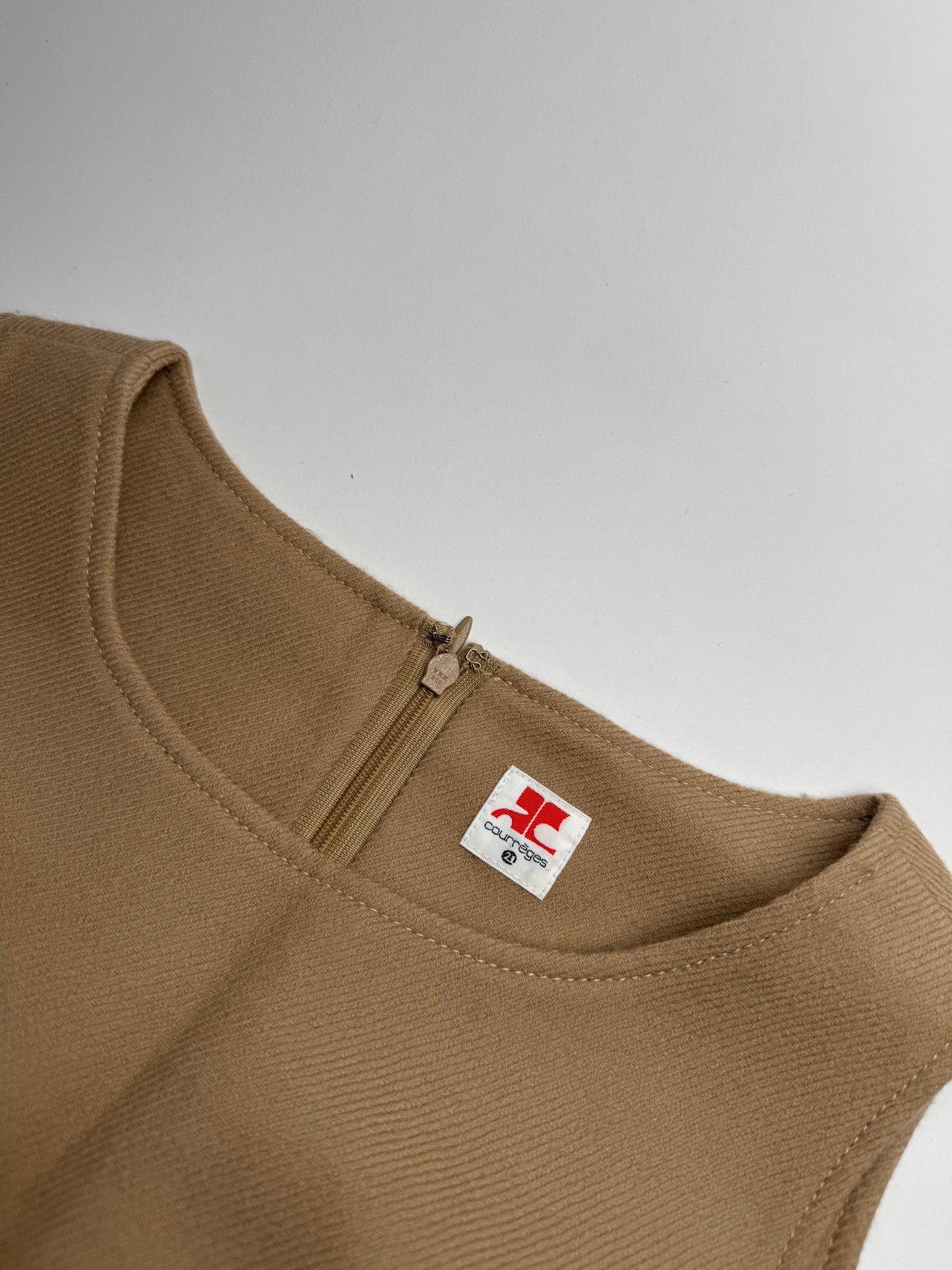 Vintage Courreges Wool Dress 38/M