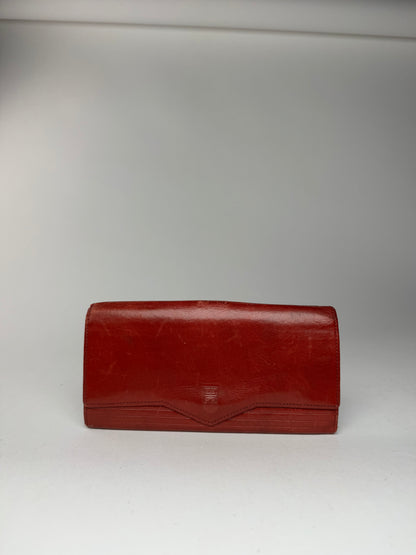 Vintage Givenchy Leather wallet red