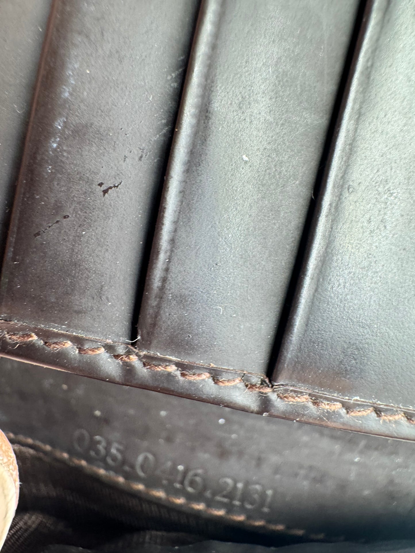 Vintage Gucci Jackie Monogram Wallet Brown Black