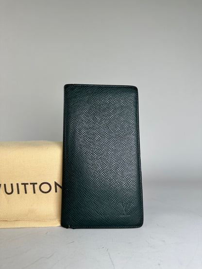Vintage Louis Vuitton Epi Leather Wallet Dark Green