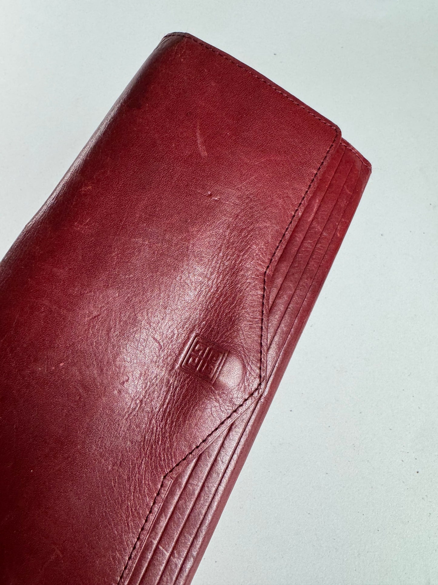 Vintage Givenchy Leather wallet red