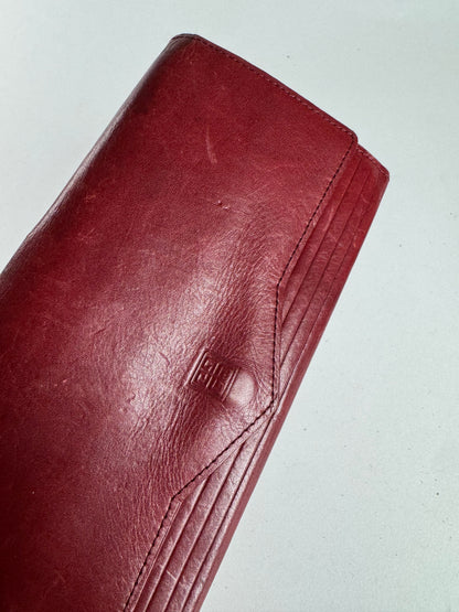 Vintage Givenchy Leather wallet red