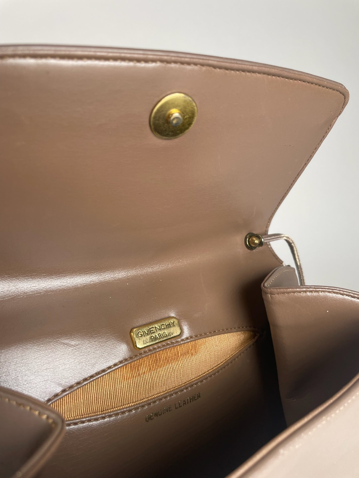 Vintage  Givenchy 4G Leather Bag Brown