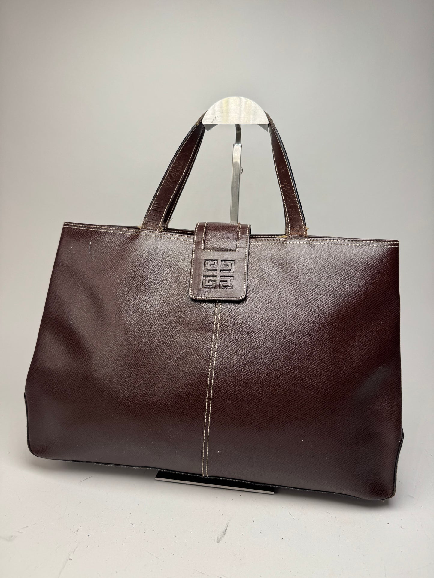 Vintage Givenchy Leather Handbag Brown