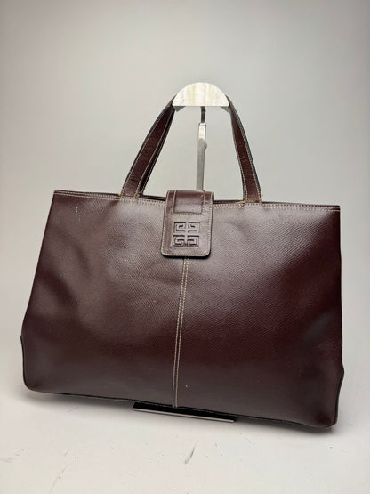 Vintage Givenchy Leather Handbag Brown