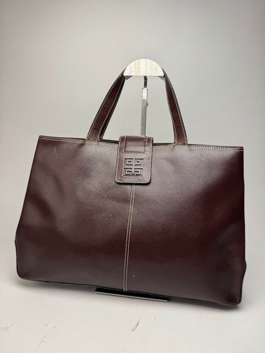 Vintage Givenchy Leather Handbag Brown