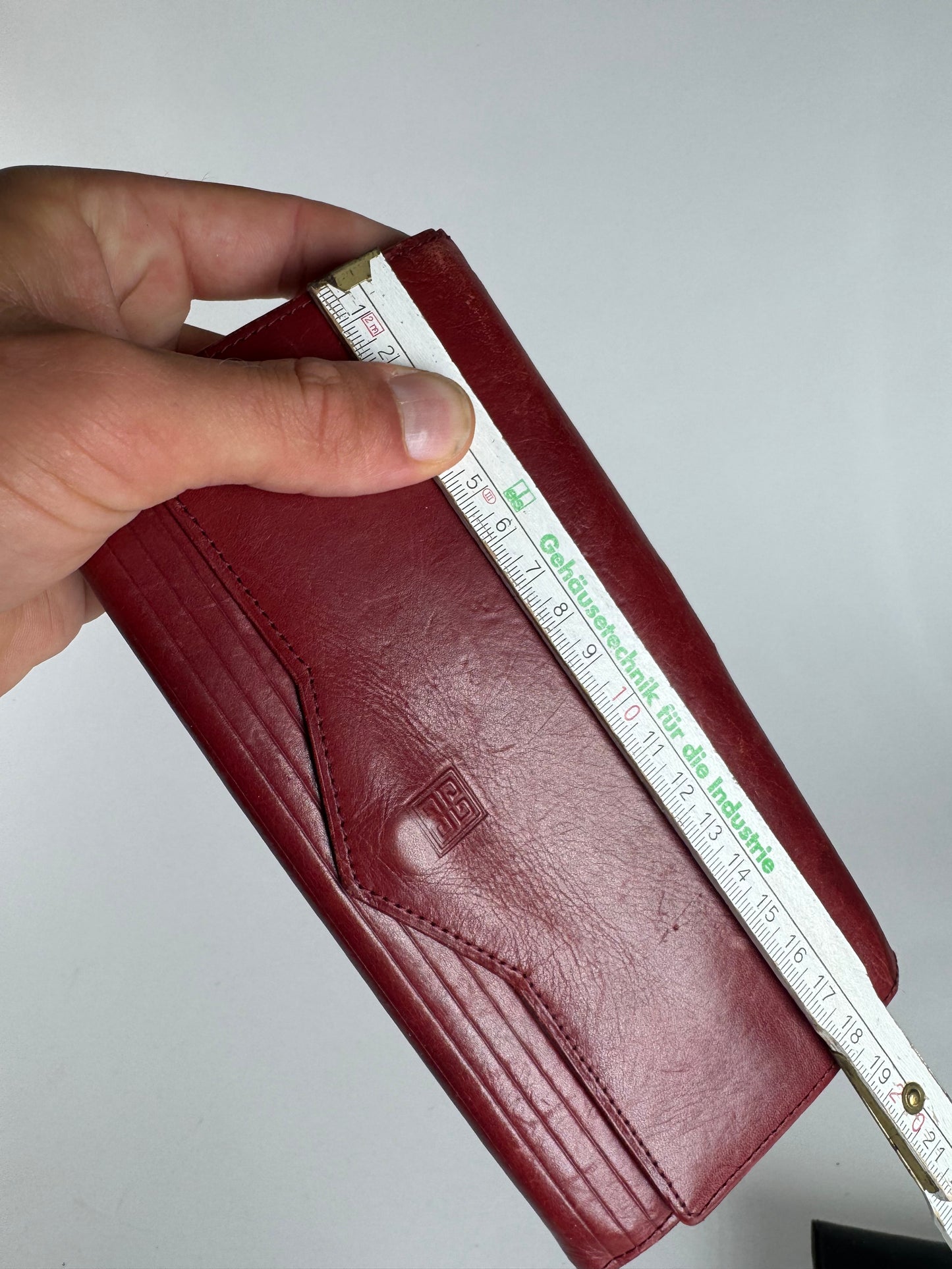 Vintage Givenchy Leather wallet red