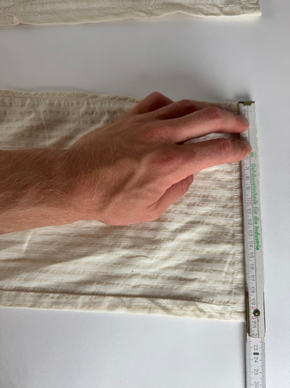 Vintage Versace pants white beige striped M