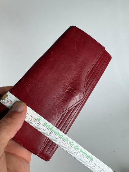 Vintage Givenchy Leather wallet red