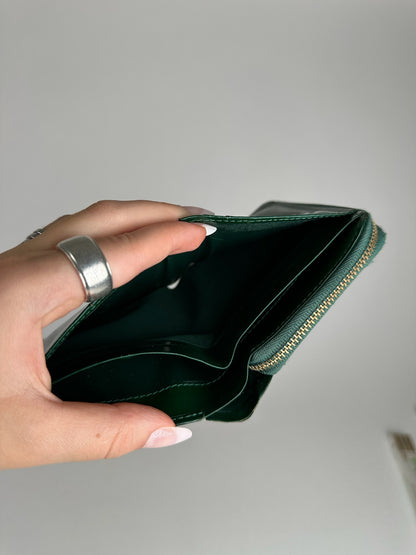 Vintage Yves Saint Laurent Leather Wallet Green