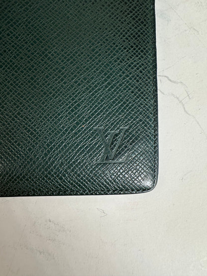 Vintage Louis Vuitton Epi Leather Wallet Dark Green