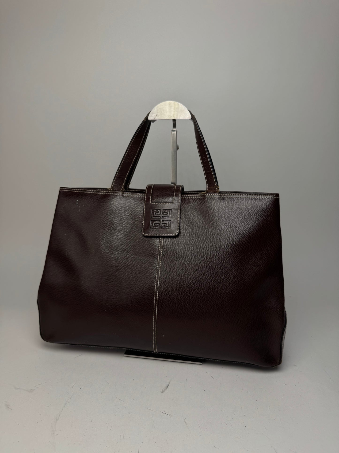 Vintage Givenchy Leather Handbag Brown