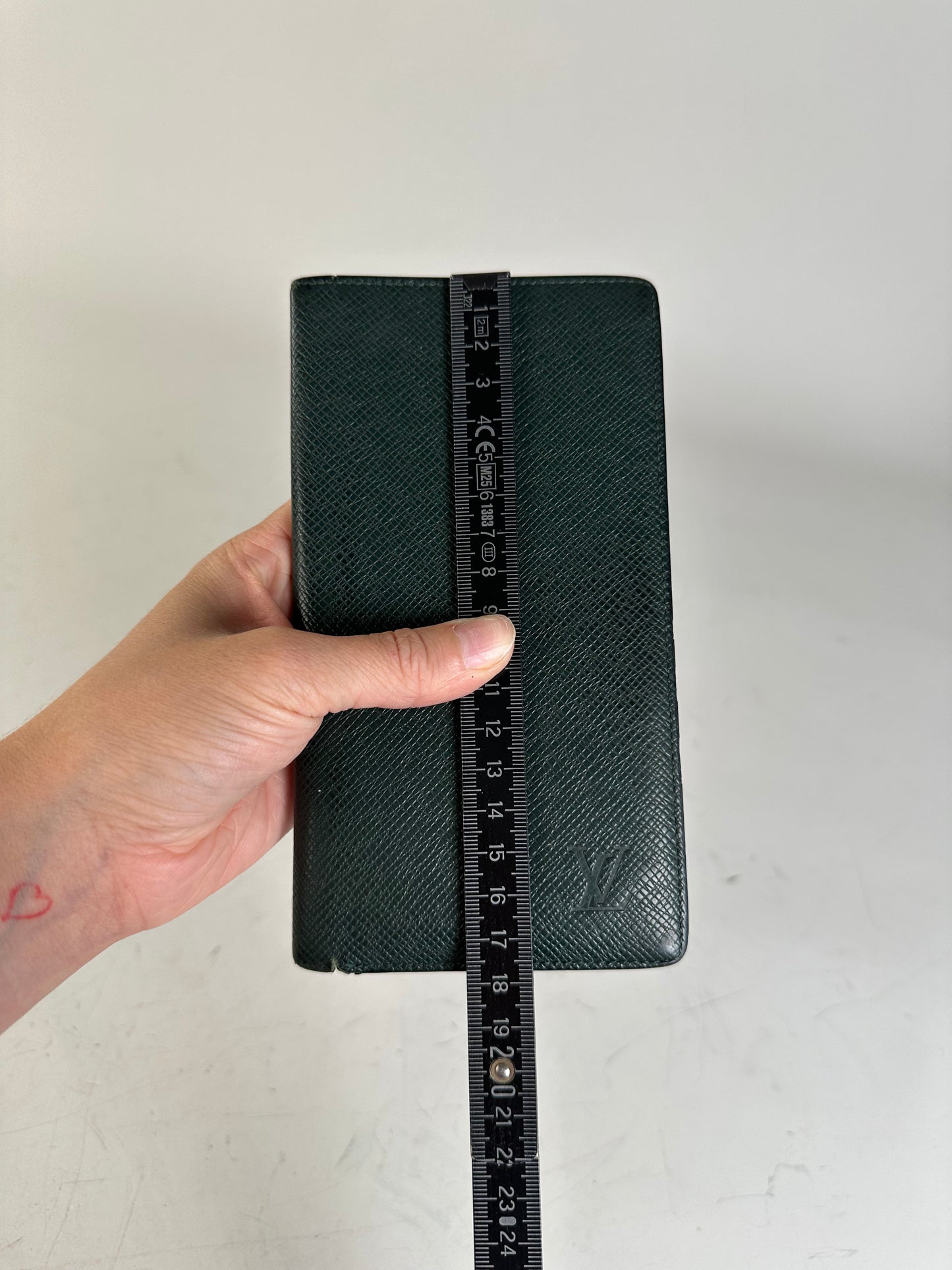 Vintage Louis Vuitton Epi Leather Wallet Dark Green