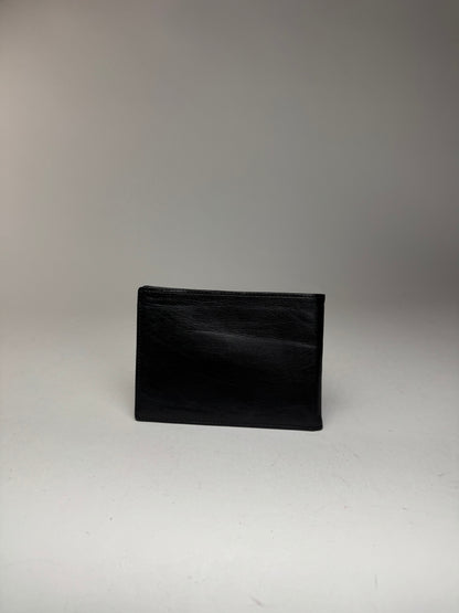 Vintage Loewe Madrid Flapable leather wallet black