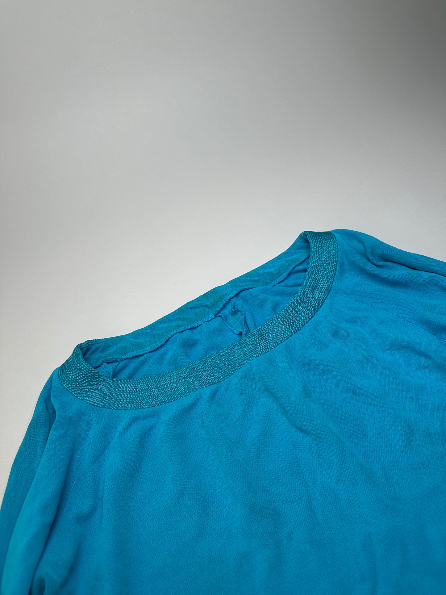 Vintage Christian Dior Boat Neck Knit Top Turquoise L