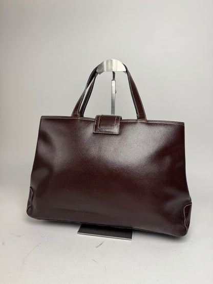Vintage Givenchy Leather Handbag Brown