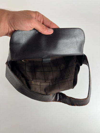 Sac en cuir vintage Céline marron