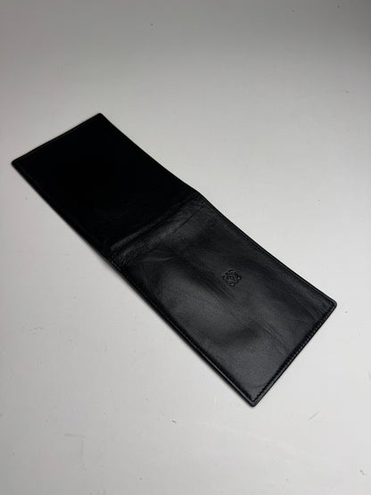Vintage Loewe Madrid Flapable leather wallet black
