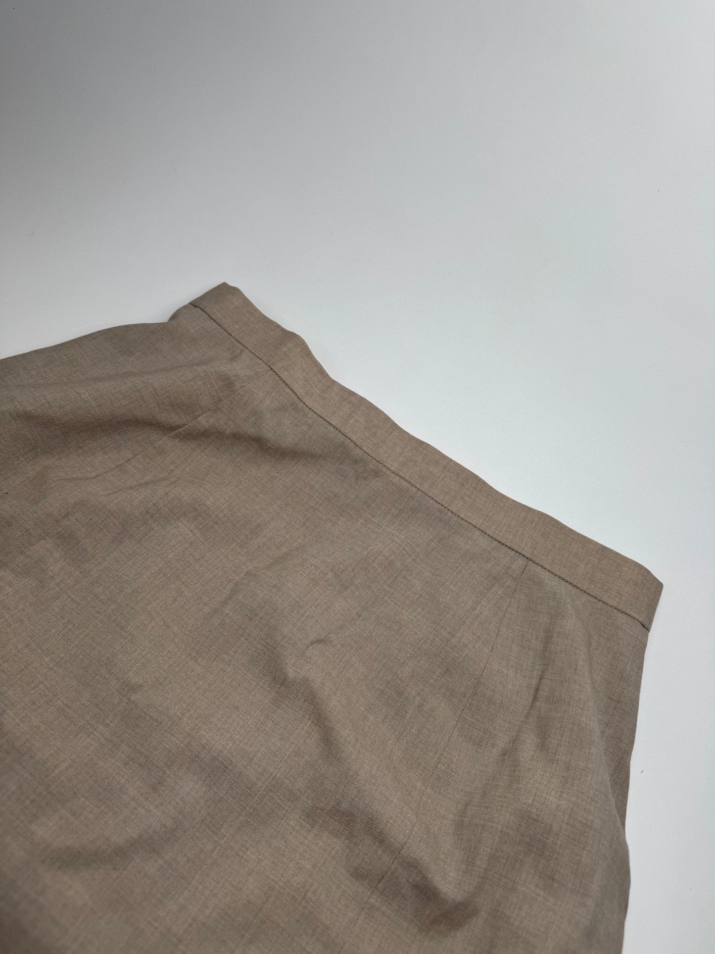 Vintage Givenchy Wool Skirt Gray 38/M