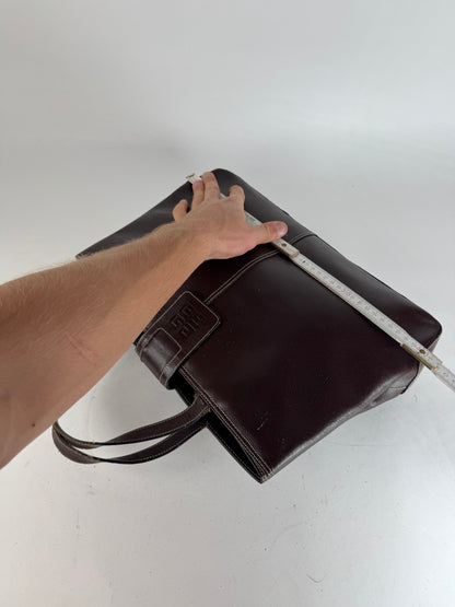 Vintage Givenchy Leather Handbag Brown