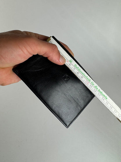 Vintage Loewe Madrid Flapable leather wallet black