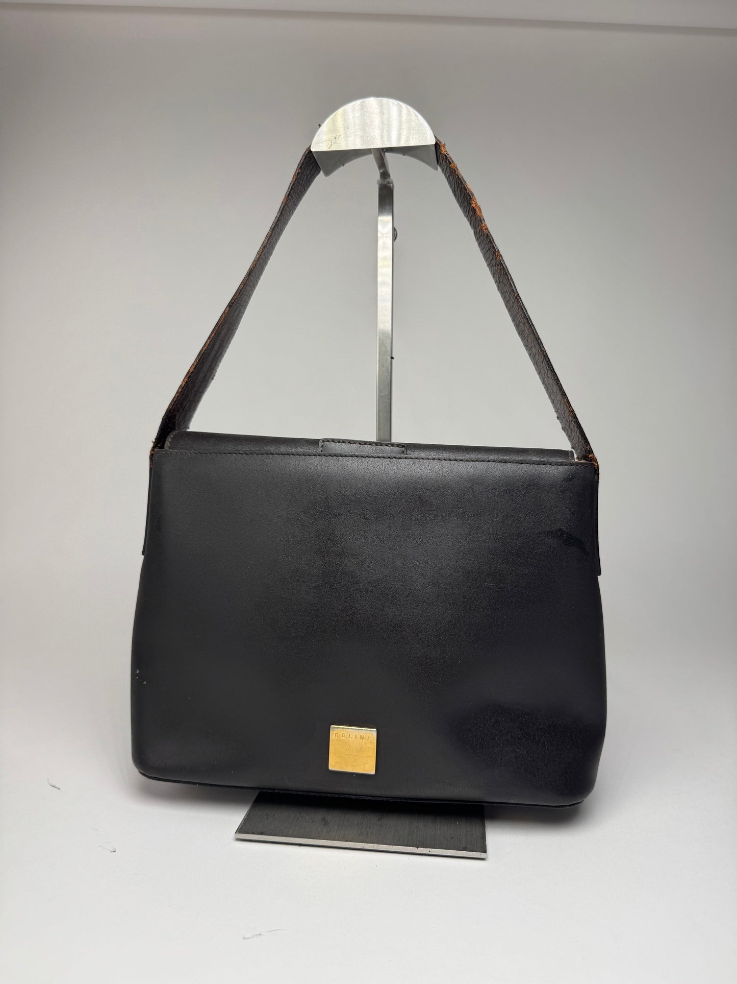 Sac en cuir vintage Céline marron