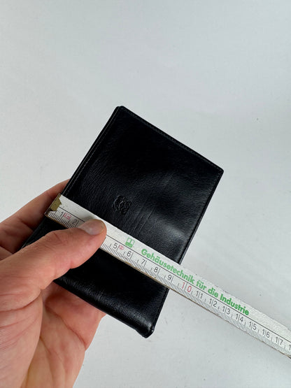 Vintage Loewe Madrid Flapable leather wallet black