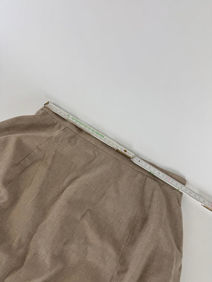 Vintage Givenchy Wool Skirt Gray 38/M