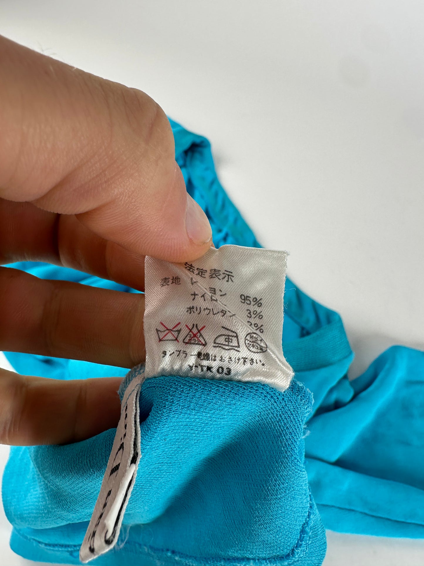 Vintage Christian Dior Boat Neck Knit Top Turquoise L