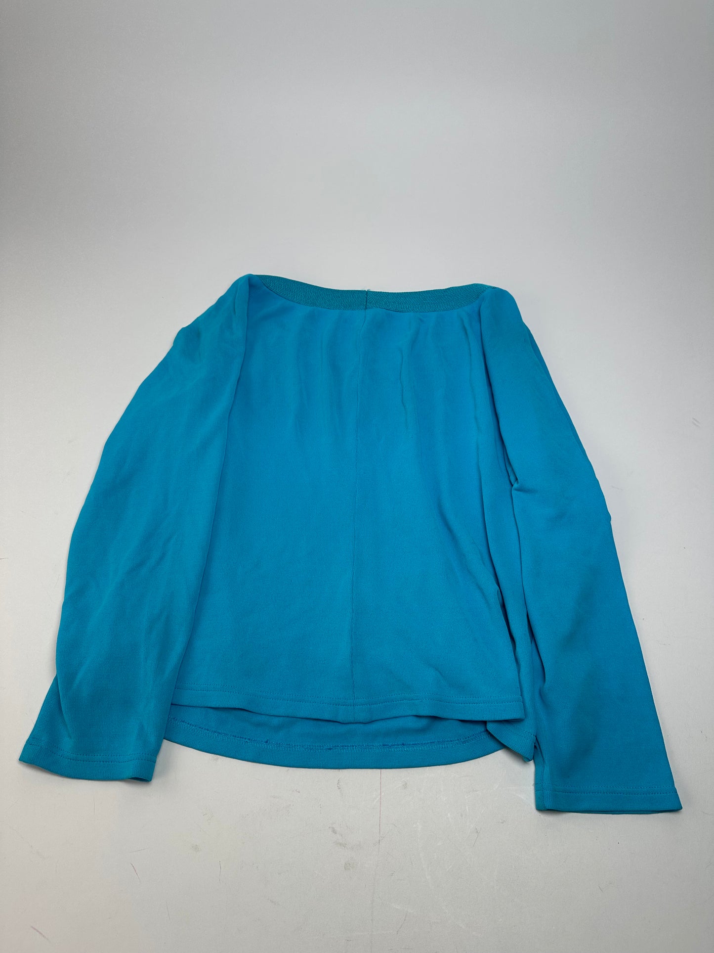 Vintage Christian Dior Boat Neck Knit Top Turquoise L