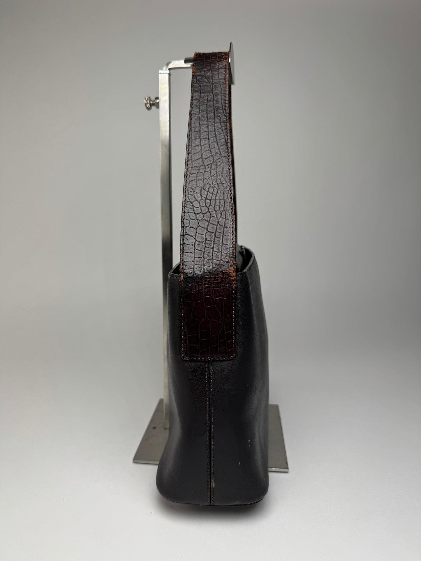 Sac en cuir vintage Céline marron