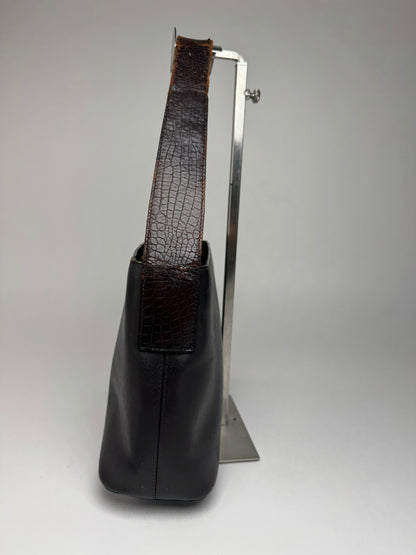 Sac en cuir vintage Céline marron