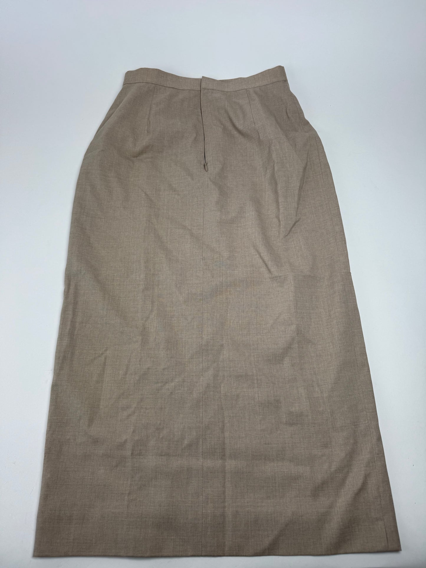 Vintage Givenchy Wool Skirt Gray 38/M