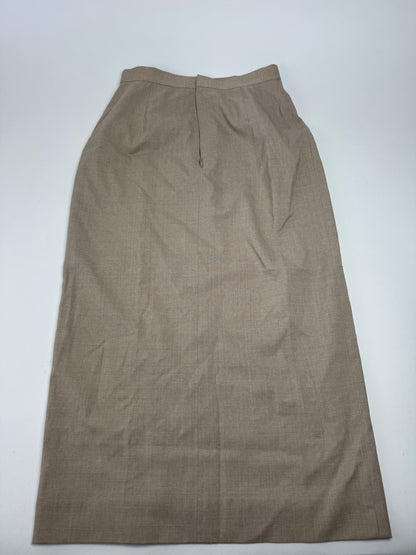 Vintage Givenchy Wool Skirt Gray 38/M