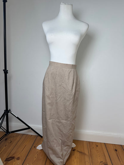 Vintage Givenchy Wool Skirt Gray 38/M