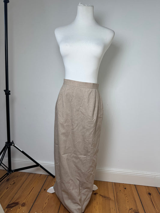 Vintage Givenchy Wool Skirt Gray 38/M