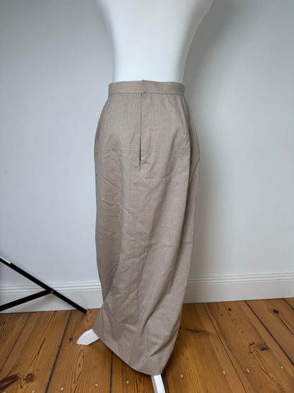 Vintage Givenchy Wool Skirt Gray 38/M