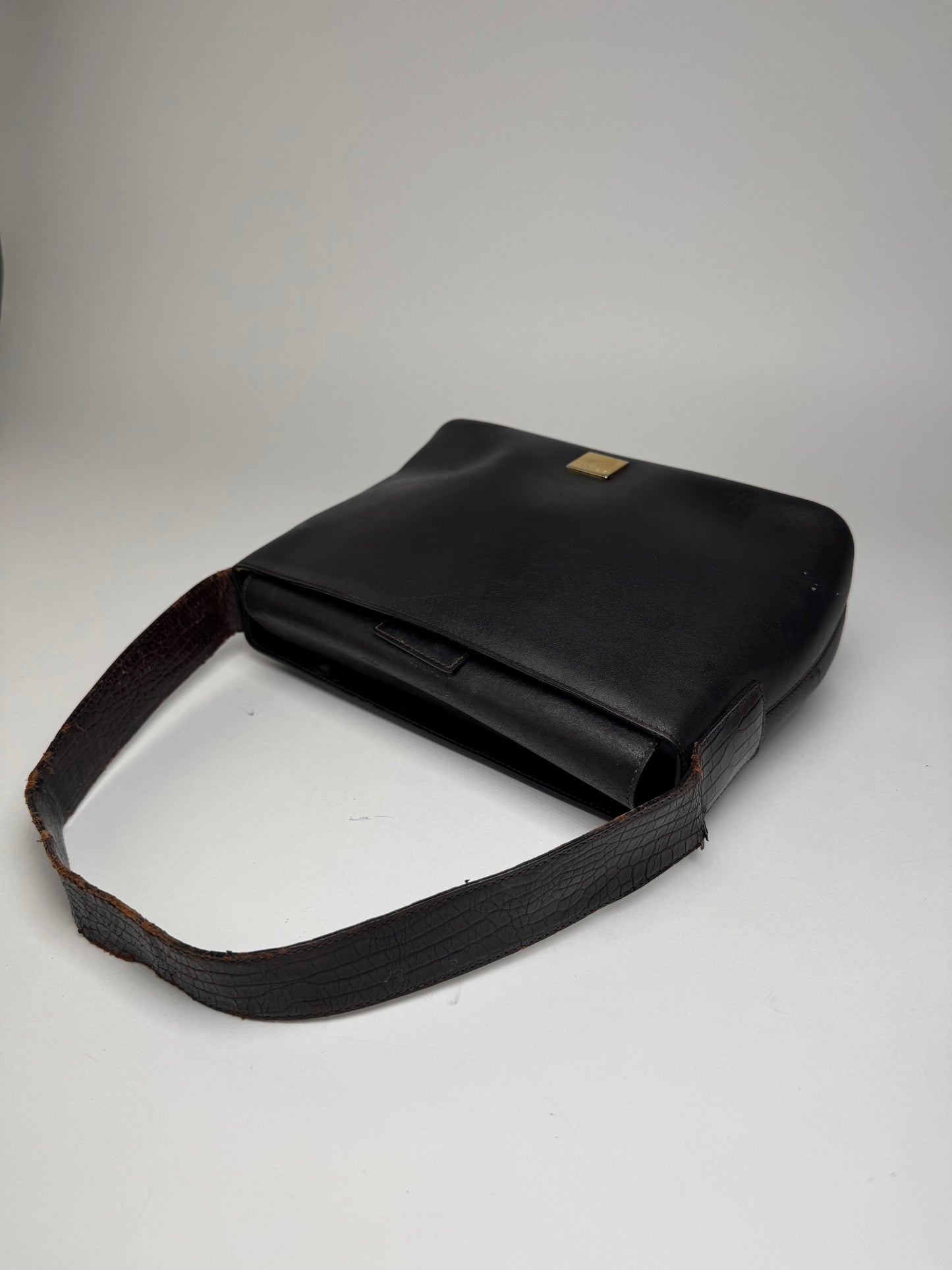 Sac en cuir vintage Céline marron