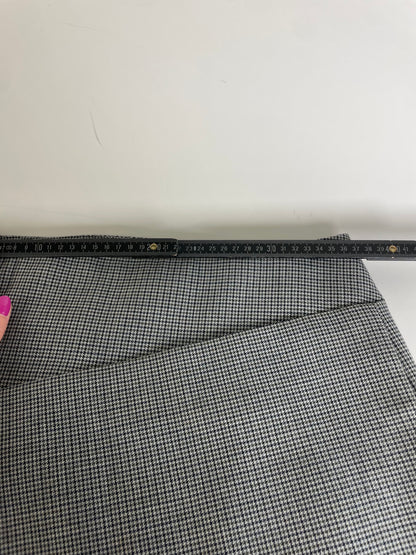 Vintage Balenciaga Houndstooth Skirt Black White M