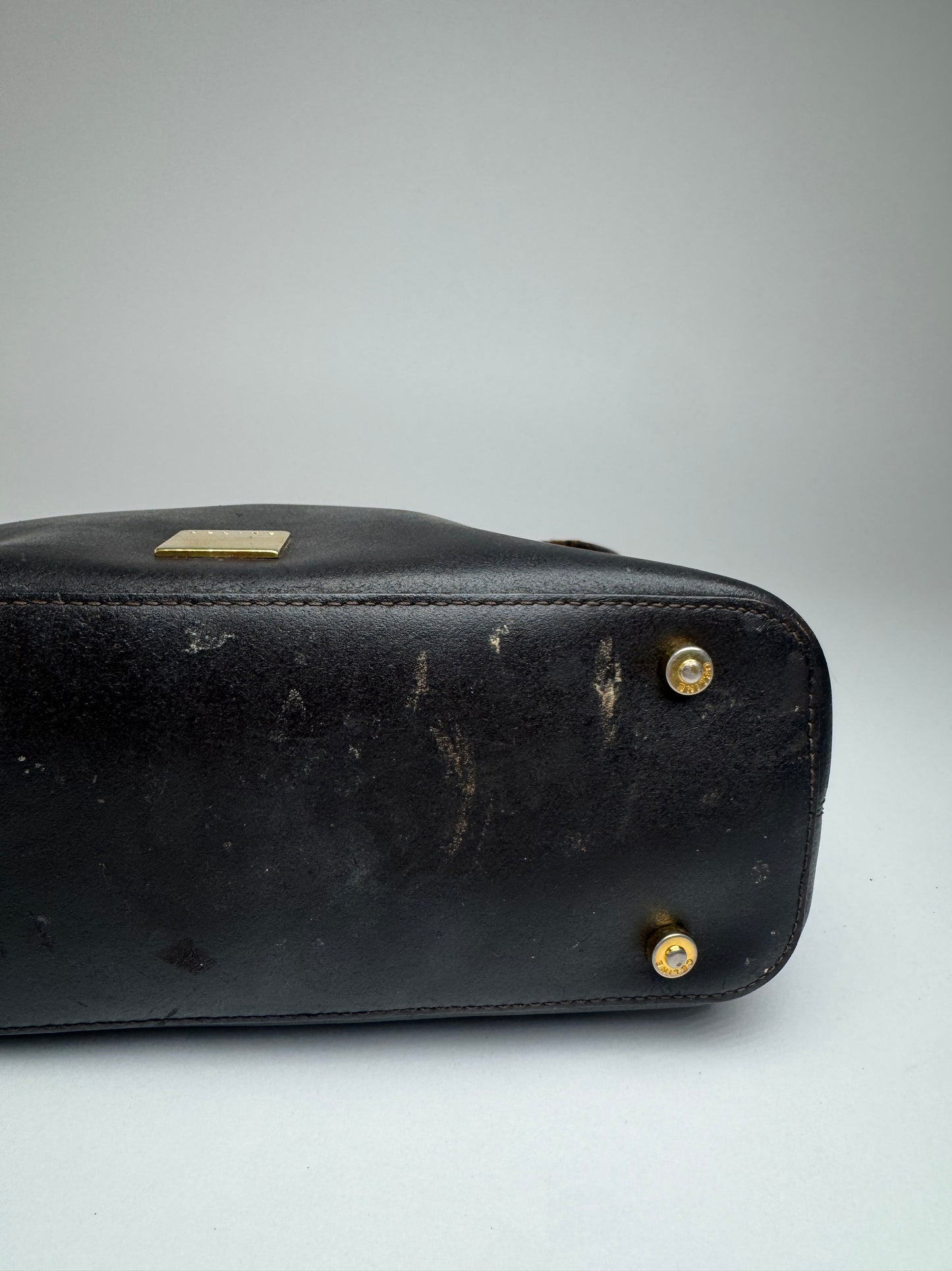 Sac en cuir vintage Céline marron